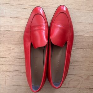 Everlane Red Leather Loafers